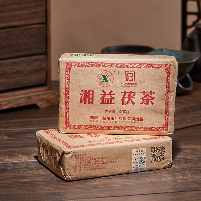 2024湘益茯茶400g 2024湘益茯茶400g